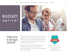Tablet Screenshot of budgetoptical.net